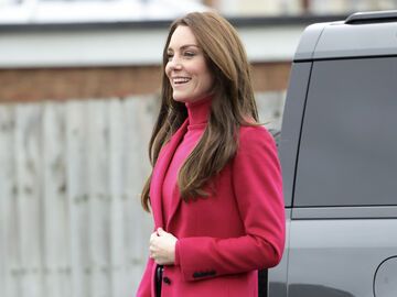 Prinzessin Kate lächelt bei einem Termin.