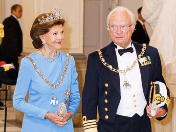 König Silvia und König Carl Gustaf von Schweden. 