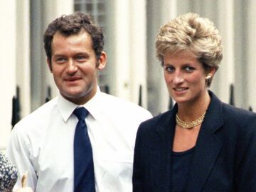 Paul Burrell und Prinzessin Diana. 