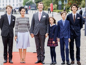 Prinz Joachim und Prinzessin Marie mi ihren Kindern. 
