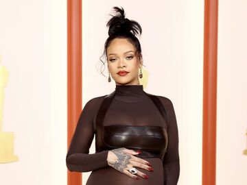 Rihanna auf dem roten Teppich der Oscars 2023