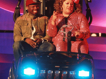 Cindy aus Marzahn cruiste mit US-Rapper 50 Cent eine Runde durchs Studio
