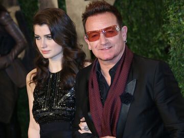 Sänger Bono mit seiner Tochter Eve Hewson