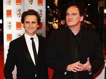 Lawrence Bender mit US-Regisseur Quentin Tarantino