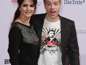 Immer gut drauf: Komiker Michael Mittermeier mit seiner Ehefrau Gudrun 