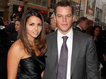 Hollywood-Traumpaar: Matt Damon mit seiner Frau Luciana Barroso 