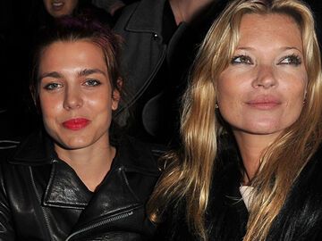Front-Row-Girls: Charlotte Casiraghi und Kate Moss ﻿