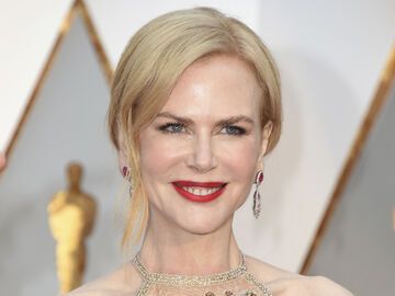 Nicole Kidman strahlt