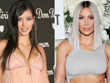 Kim Kardashian früher und heute