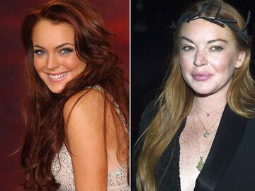 Lindsay Lohan früher und heute