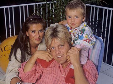 Dieter Bohlen mit Erika Sauerland und ihrem Sohn