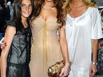 Lindsay Lohan mit ihrer Mutter Dina und ihrer jüngeren Schwester Aliana