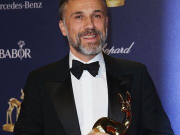 Der österreichische Schauspieler Christoph Waltz überzeugte die Jury mit seiner Rolle in Quentin Tarantinos Film "Inglourious Basterds" und wurde mit dem Bambi "Schauspieler international" belohnt