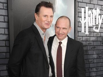 Outeten sich als große "Harry Potter"-Fans: Liam Neeson und Ralph Fiennes