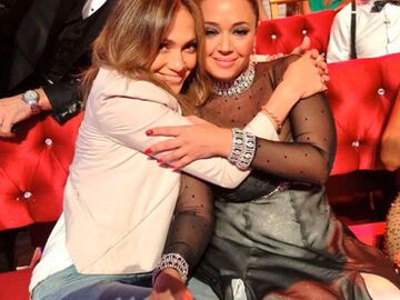 Dicke Freundschaft - Jennifer Lopez besucht ihre Freundin Leah Remini bei 'Dancing With The Stars"