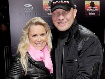 Promiauflauf am Potsdamer Platz: Boxer Axel Schulz kam gemeinsam mit Ehefrau Patricia