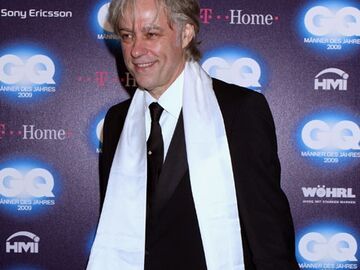 Live-Aid-Initiator Bob Geldof freut sich über die große Aufmerksamkeit für sein Engagement. Er wurde für sein karitatives Lebenswerk ausgezeichnet