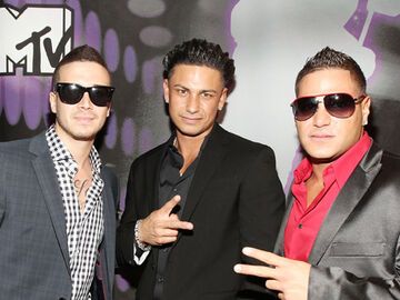 Vinny Guadagnino, DJ Pauly D, Ronnie Ortiz aus der MTV Reality-Show "Jersey Shore"