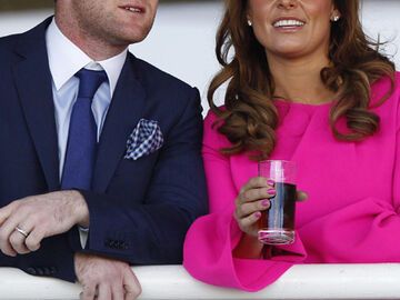 Auch keine schlechte Wahl: Englands Nationalspieler Wayne Rooney mit seiner Frau Coleen