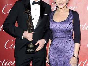 Doppeltes Glück: Colin Firth gewann den "Desert Palm Achievement Actor Award" und durfte mit Helen Mirren posieren
