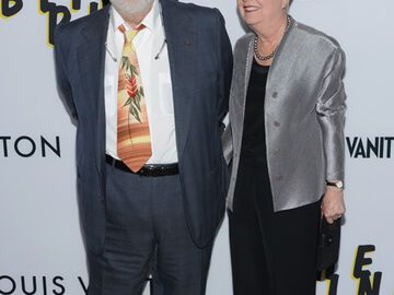 Stolze Eltern: Regisseur Francis Ford Coppola ("Der Pate") und seine Frau Eleanor Coppola kamen natürlich auch um das Werk ihrer Tochter Sofia zu bewundern