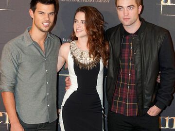 Photocall in Madrid: Taylor Lautner, Kristen Stewart und Robert Pattinson