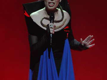 Die stimmgewaltige, albanische Gräfin Dracula Rona Nishliu kam als Underdog auf den 5. Platz