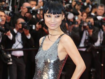 Schauspielerin Bai Ling auf dem roten Teppich von Cannes