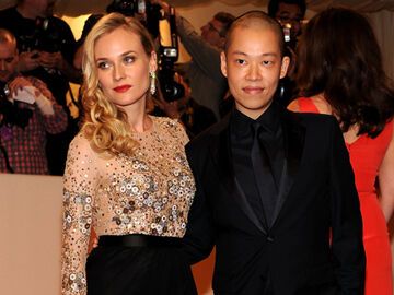 Die deutsche Hollywood-Beauty Diane Kruger kam gemeinsam mit Designer Jason Wu zum Mode-Event der Superlative