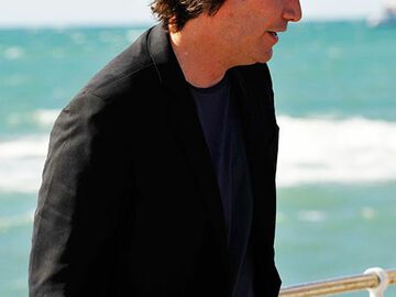 Heute präsentierte er sich in Cannes mit deutlichem Doppelkinn und zotteligem Haar