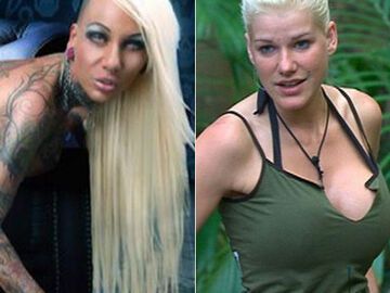 Erotik-Star Kitty Core und Dschungel-Queen Melanie Müller: Beide eint der gleiche Schriftzug auf dem Hintern