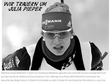 Diese Meldung veröffentlichte "Biathlon Online"