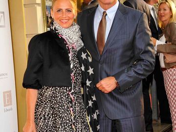 Isabelle Delling mit Moderator Gerhard Delling, der charmant durch den Abend führte