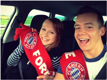 Die Beiden waren FC-Bayern-Fans...