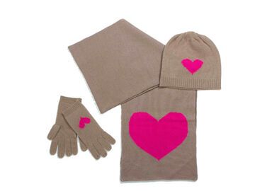Wunderschönes Set aus Mütze, Schal und Handschuhen von Codello, ca. 150 Euro
