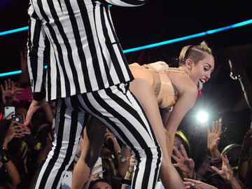 Peinliche Popo-Show: Miley Cyrus und Robin Thicke