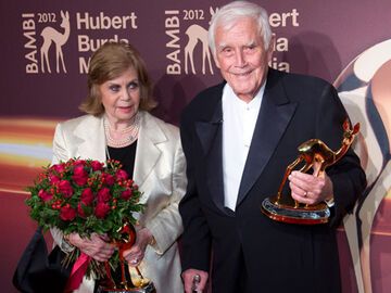 Showmaster Joachim "Blacky" Fuchsberger erhielt das goldene Kitz für sein Lebenswerk
