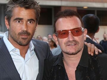 Zwei Iren unter sich: Schauspieler Collin Farrell und U2-Frontmann Bono