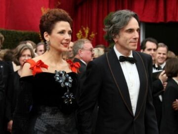 Oscar-Preisträger Daniel Day-Lewis mit Ehefrau Rebecca Miller
