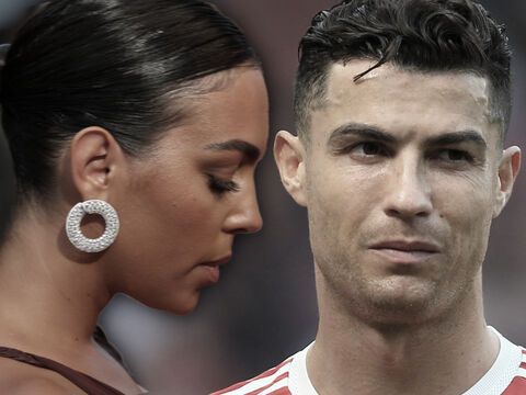 Georgina Rodriguez und Cristiano Ronaldo traurig