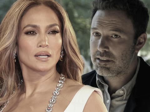 Ben Affleck und Jennifer Lopez schauen ernst