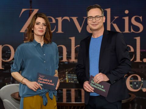 Linda Zervakis und Matthias Opdenhövel bei "Zervakis & Opdenhövel. Live" 