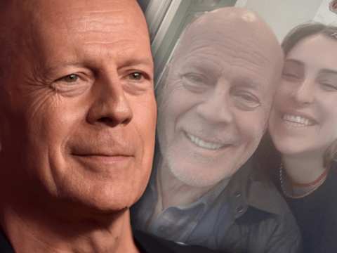 Bruce Willis happy mit Tochter Scout