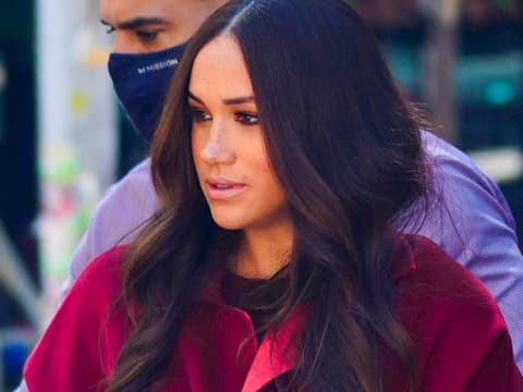 Herzogin Meghan traurig auf der Straße in New York unterwegs