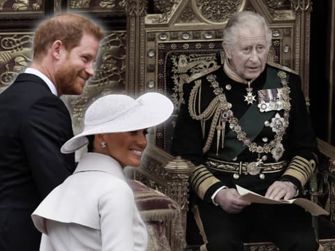 Prinz Harry, Herzogin Meghan und König Charles III.