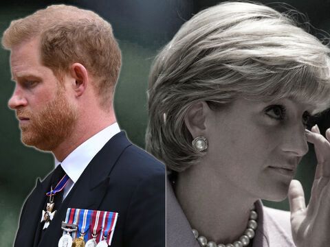 Prinz Harry und Prinzessin Diana.