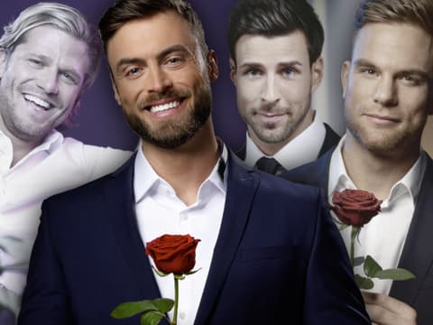 Die Bachelor Paul Janke, Niko Griesert, Leonard Freier und Sebastian Preuss