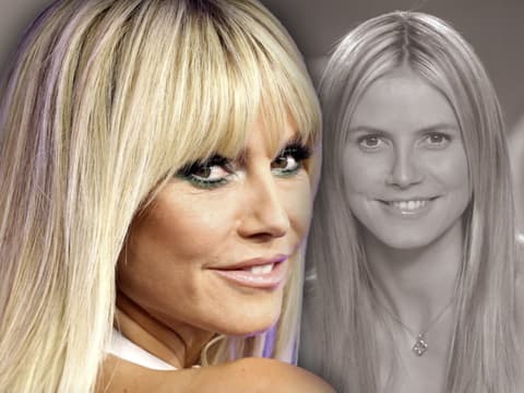 Heidi Klum früher und heute