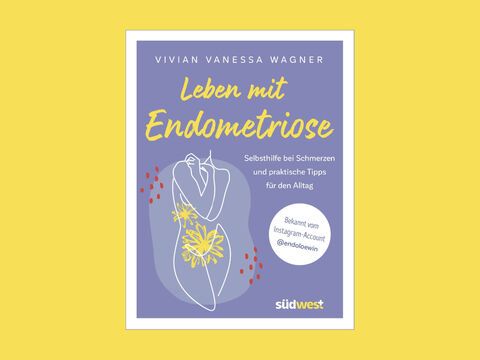 Buchcover Leben mit Endometriose von Vivian Vanessa Wagner.