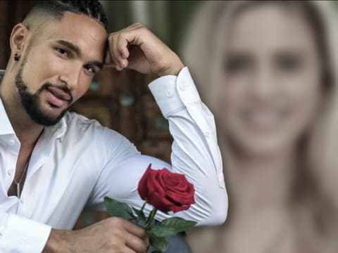 David Jackson und eine "Bachelor"-Kandidatin verschwommen